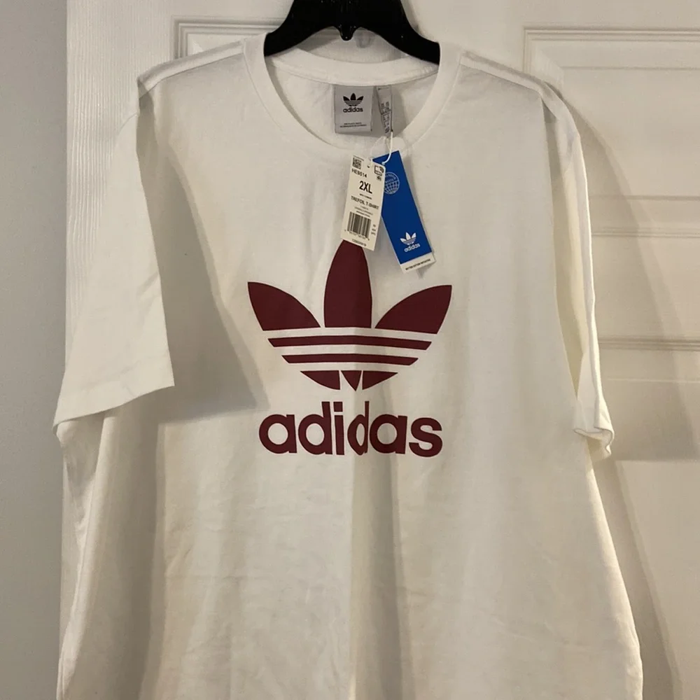 Adidas Man Short sleeve shirt size 2XL brand new with tags length 32” bust 56” - Picture 5 of 12